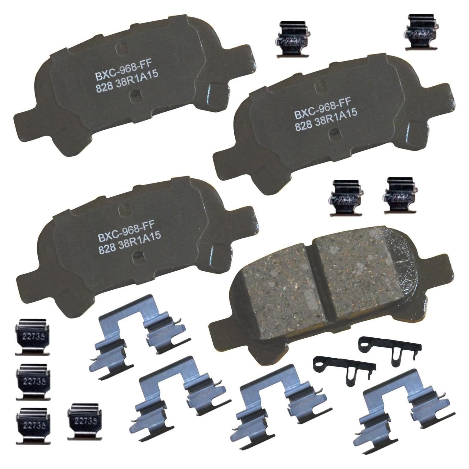 Pastillas de Freno Cerámicas Bendix SBC828 Traseras Toyota