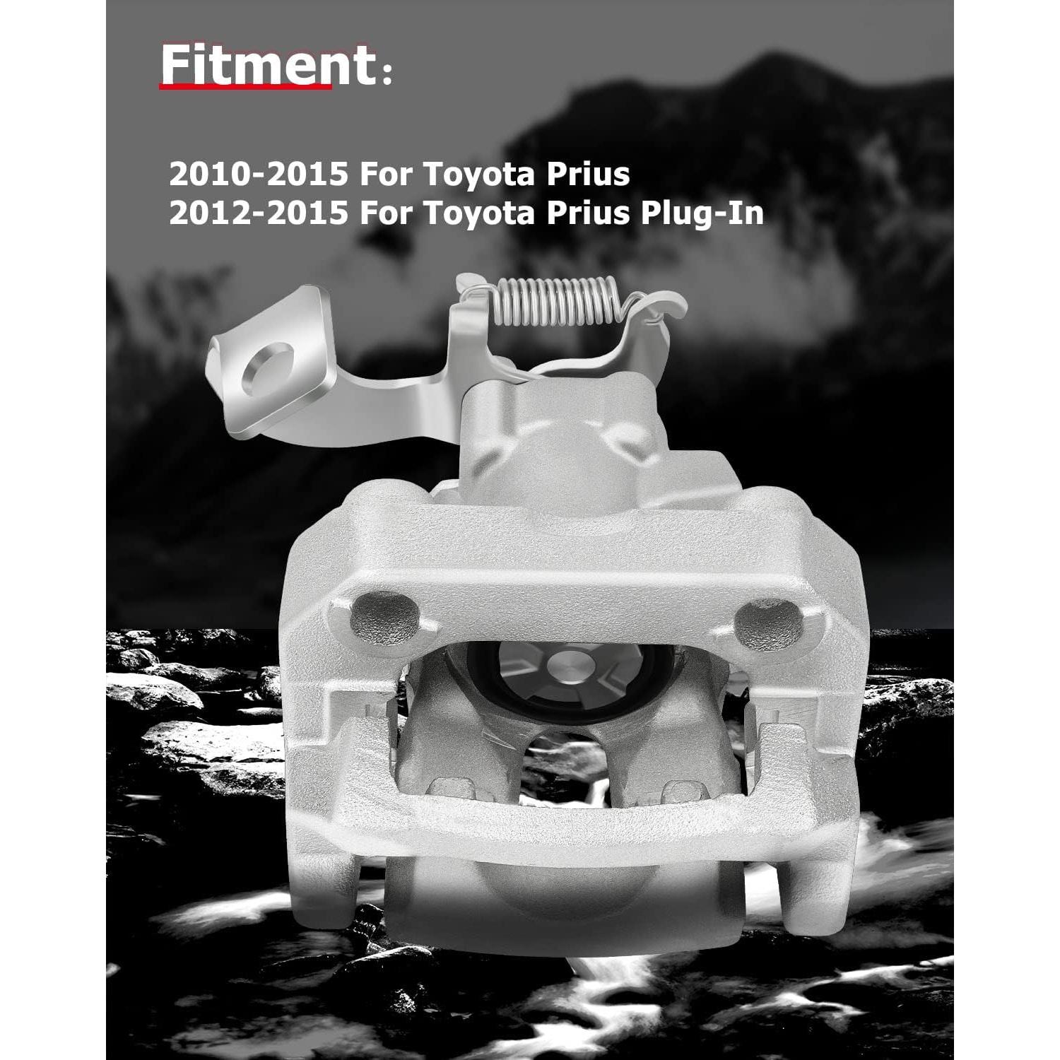 Calipers de freno traseros cciyu para Toyota Prius 2010-2015