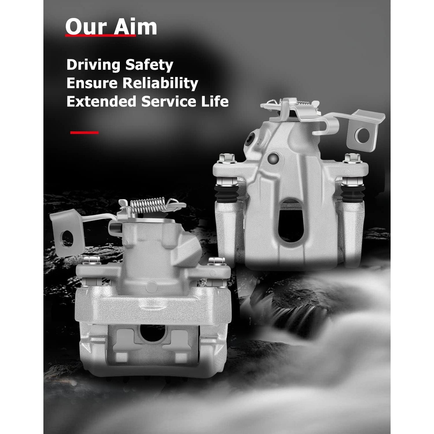 Calipers de freno traseros cciyu para Toyota Prius 2010-2015