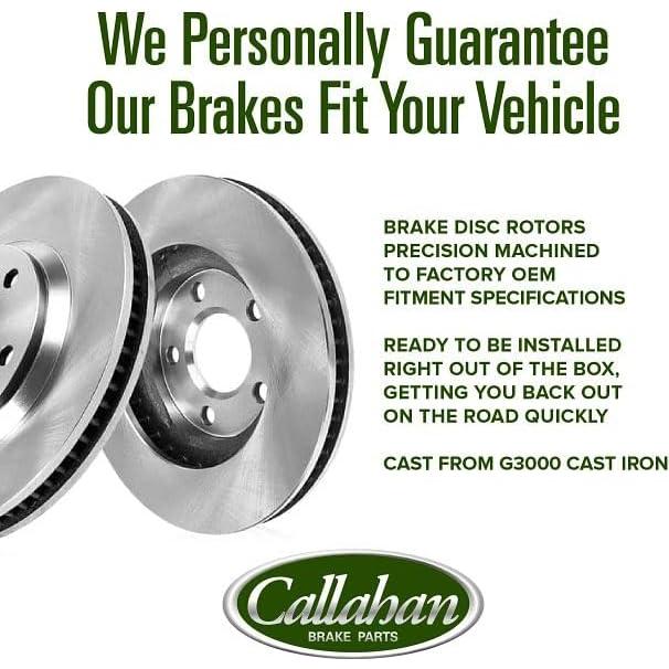 Kit de Freno Delantero Callahan para Toyota Camry 4 Cilindros 255 mm