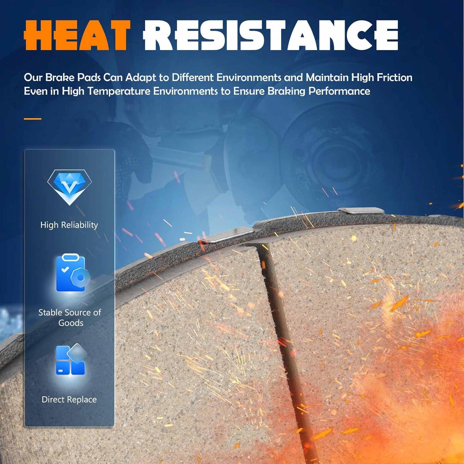 Pastillas de Freno Cerámicas TadaMark 8PCS para Toyota RAV4