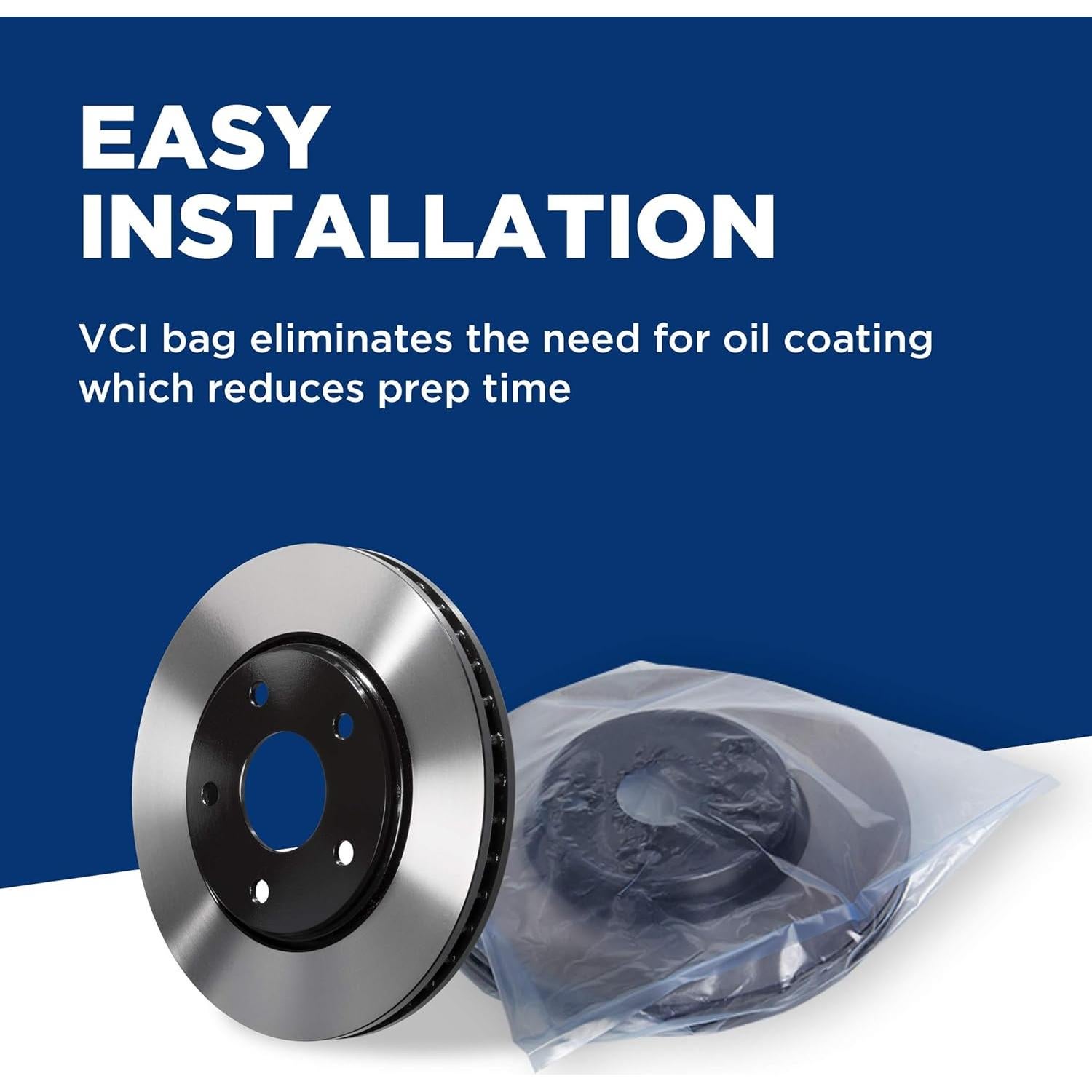 Rotor de Freno Wagner BD126489E Trasero para Lexus/Toyota