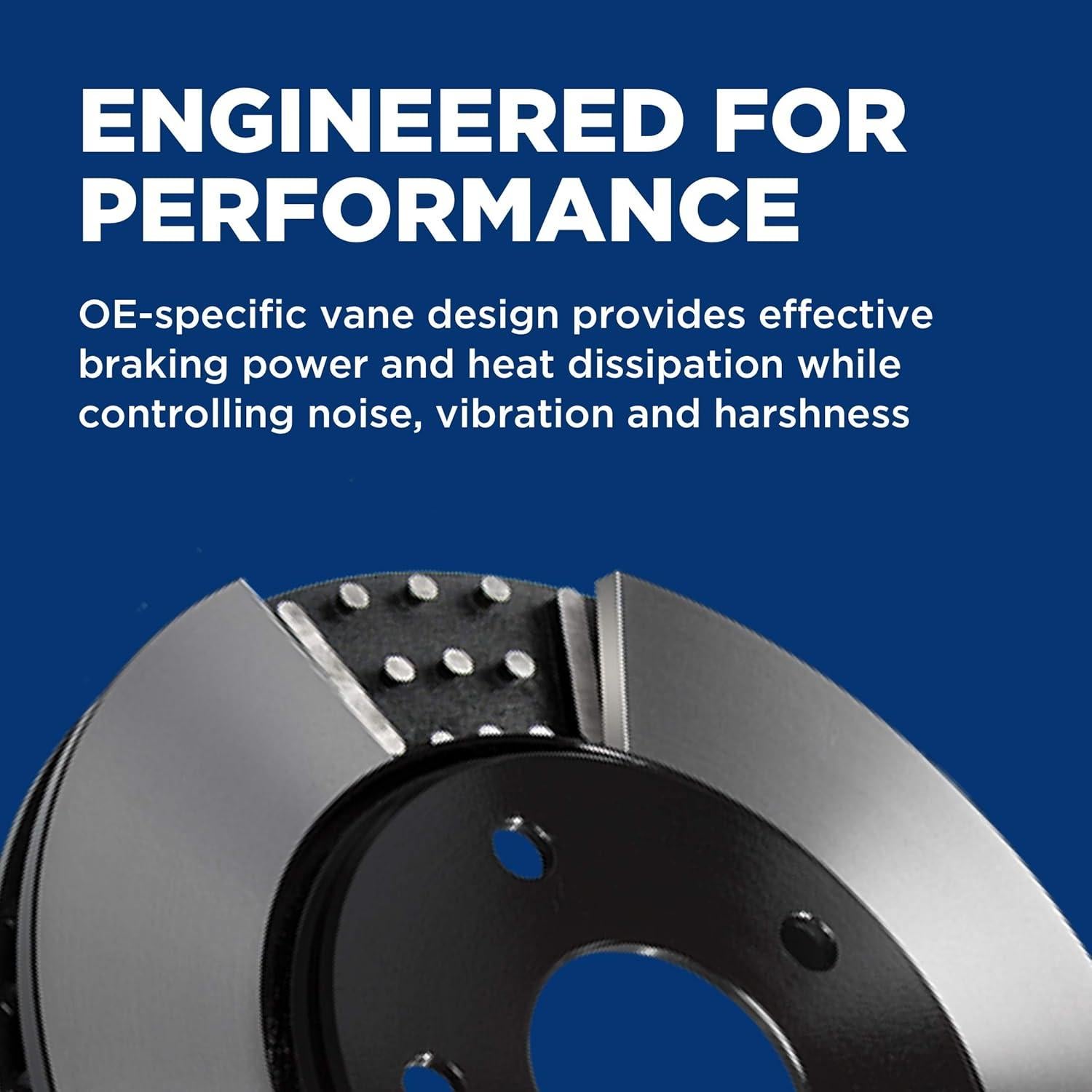 Rotor de Freno Wagner BD126489E Trasero para Lexus/Toyota