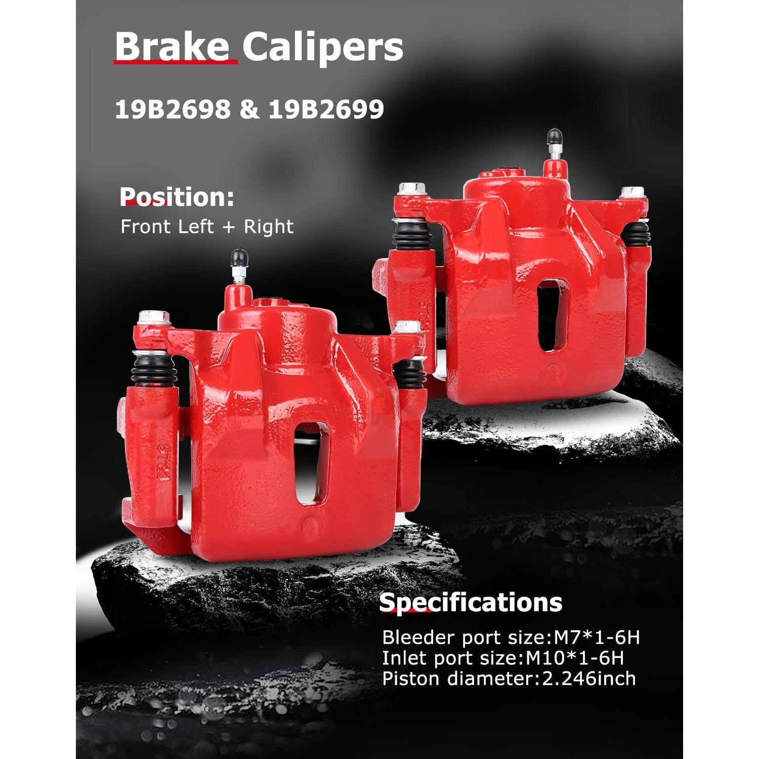 Calipers de Freno Delanteros cciyu para Pontiac Vibe y Toyota