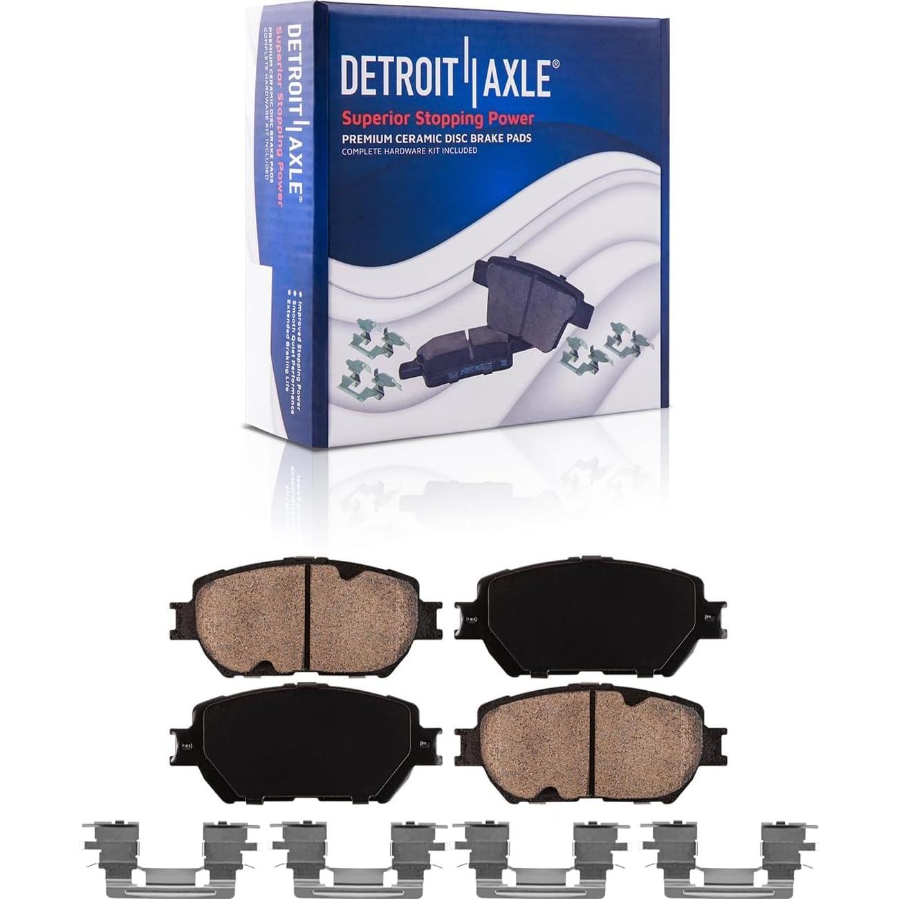 Kit de frenos delantero Detroit Axle para Toyota Camry 2002-2006