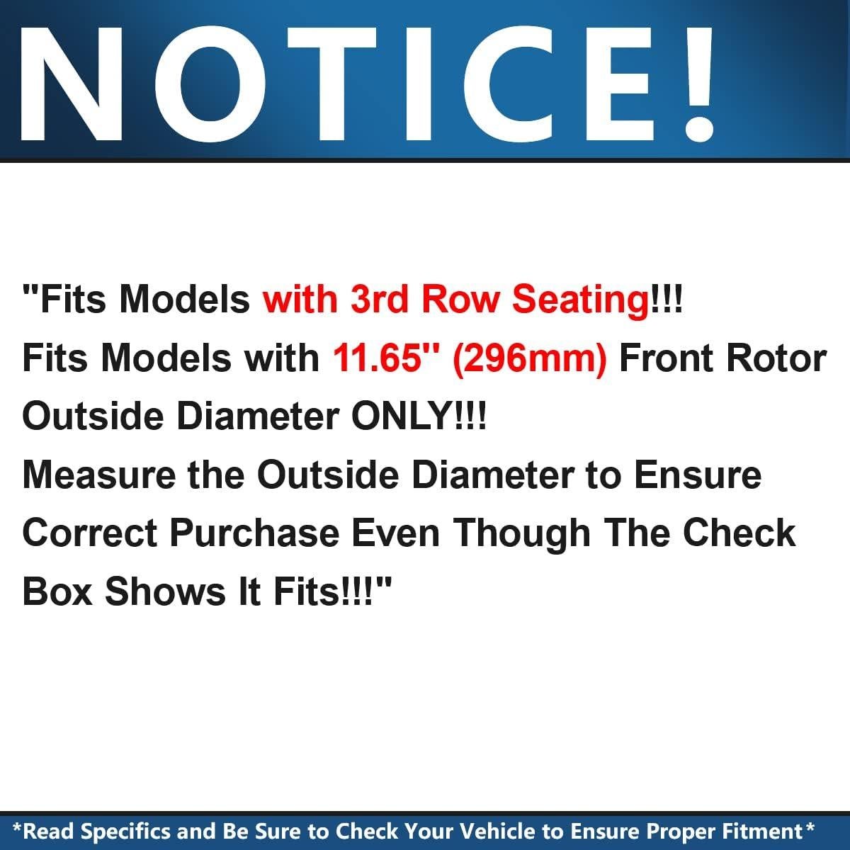 Kit de Frenos Delanteros Detroit Axle para Toyota Rav4 11.65"