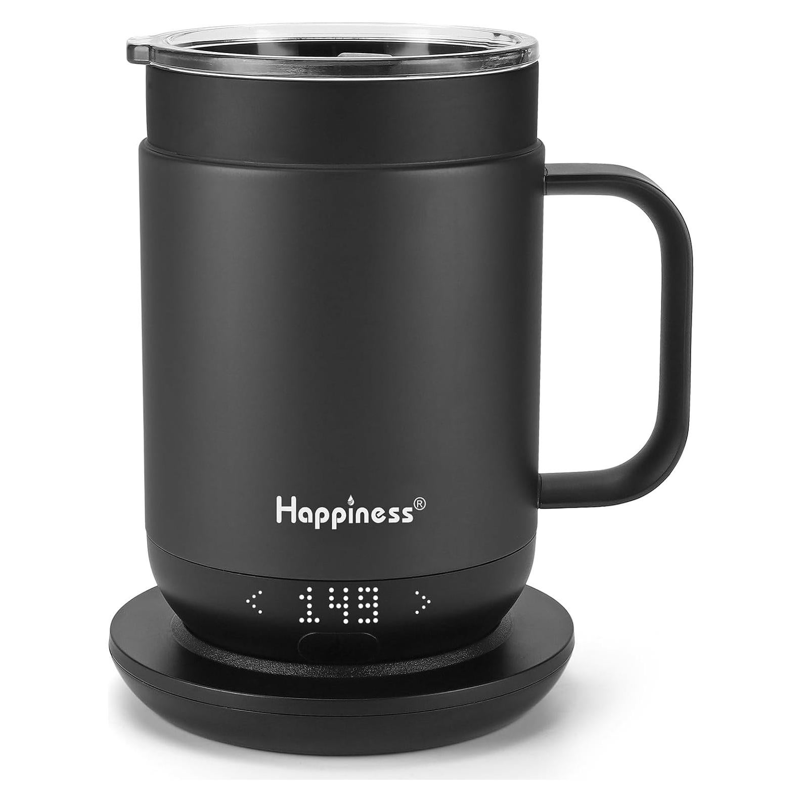 Taza de Café Eléctrica Inteligente Happiness 396ml Control Temperatura