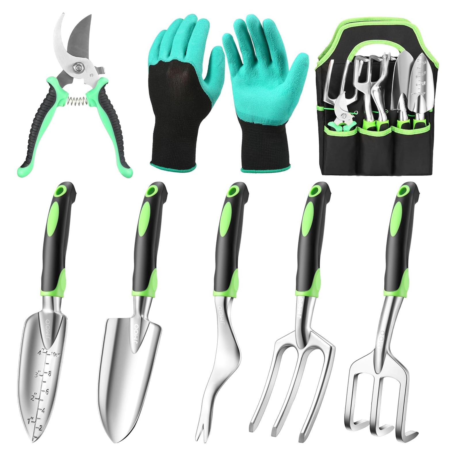 Set de Herramientas de Jardín JMOO 8 Piezas Ergonómicas