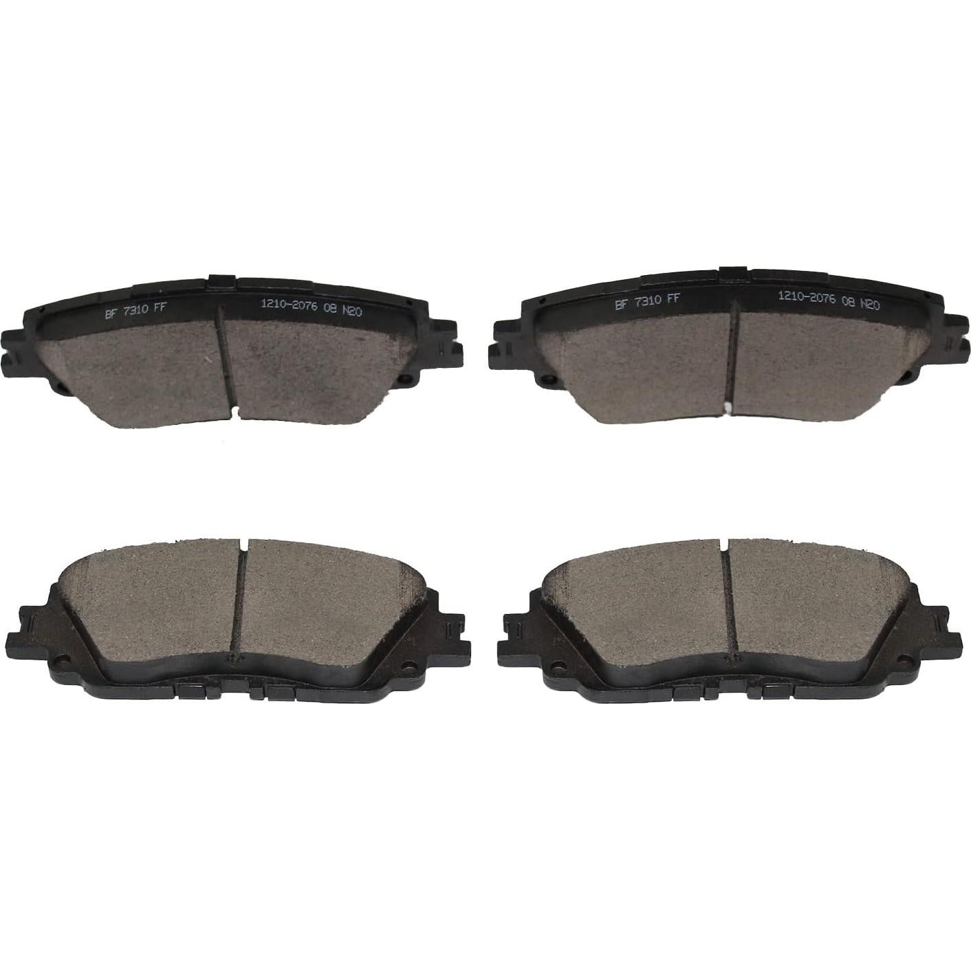 Pastillas de Freno Cerámicas EXPPOWER D1879-D2076 para Toyota