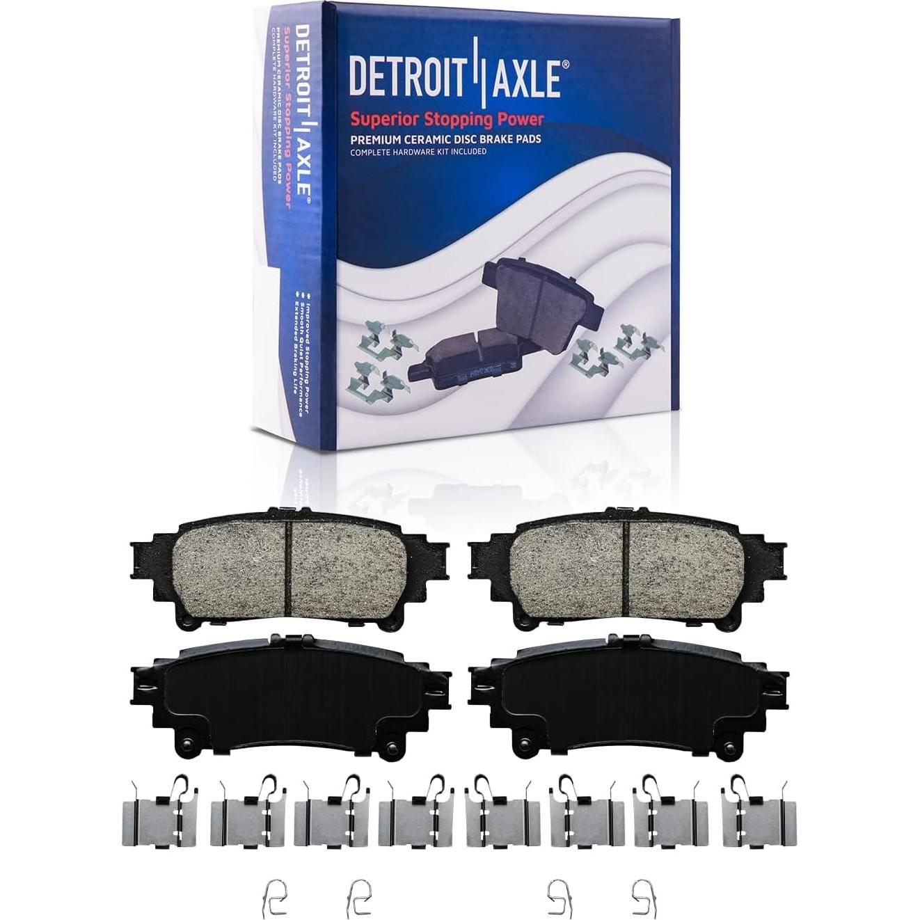 Kit de freno trasero Detroit Axle para Toyota y Lexus 2011-2019