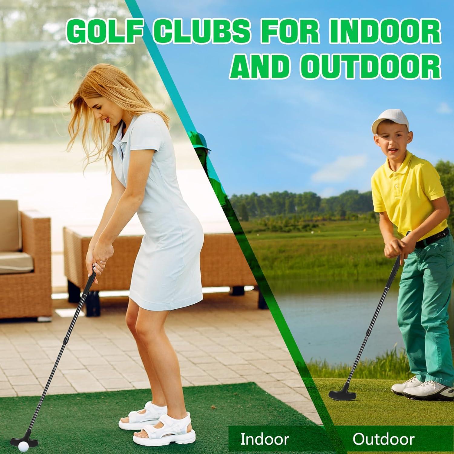 Putter de Golf Jeemeele GEFOO1 Ajustable con Pelota y Copa