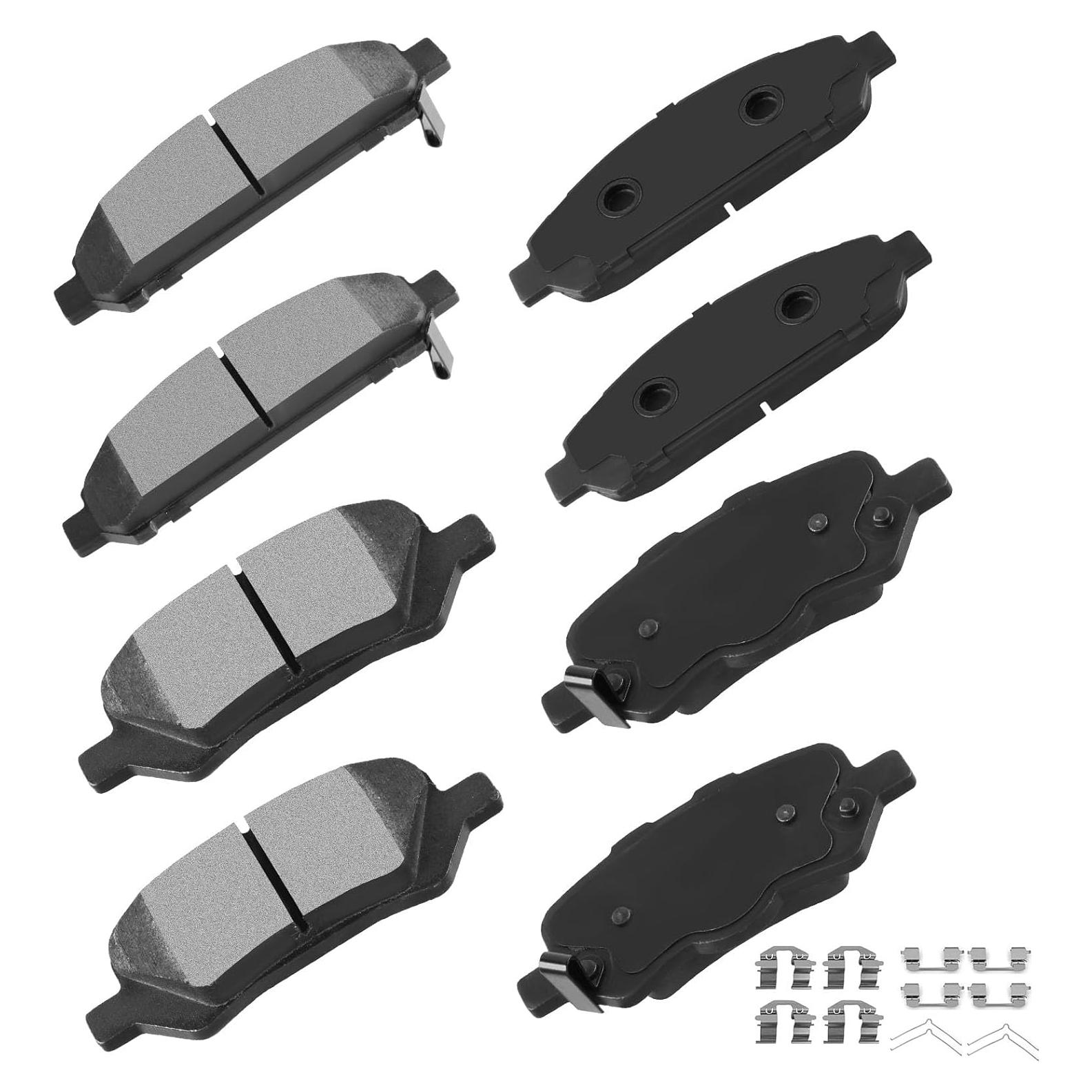 Kit de Pastillas de Freno Cerámicas CCIYU D1401 D1402 para Toyota Venza 2009-2016