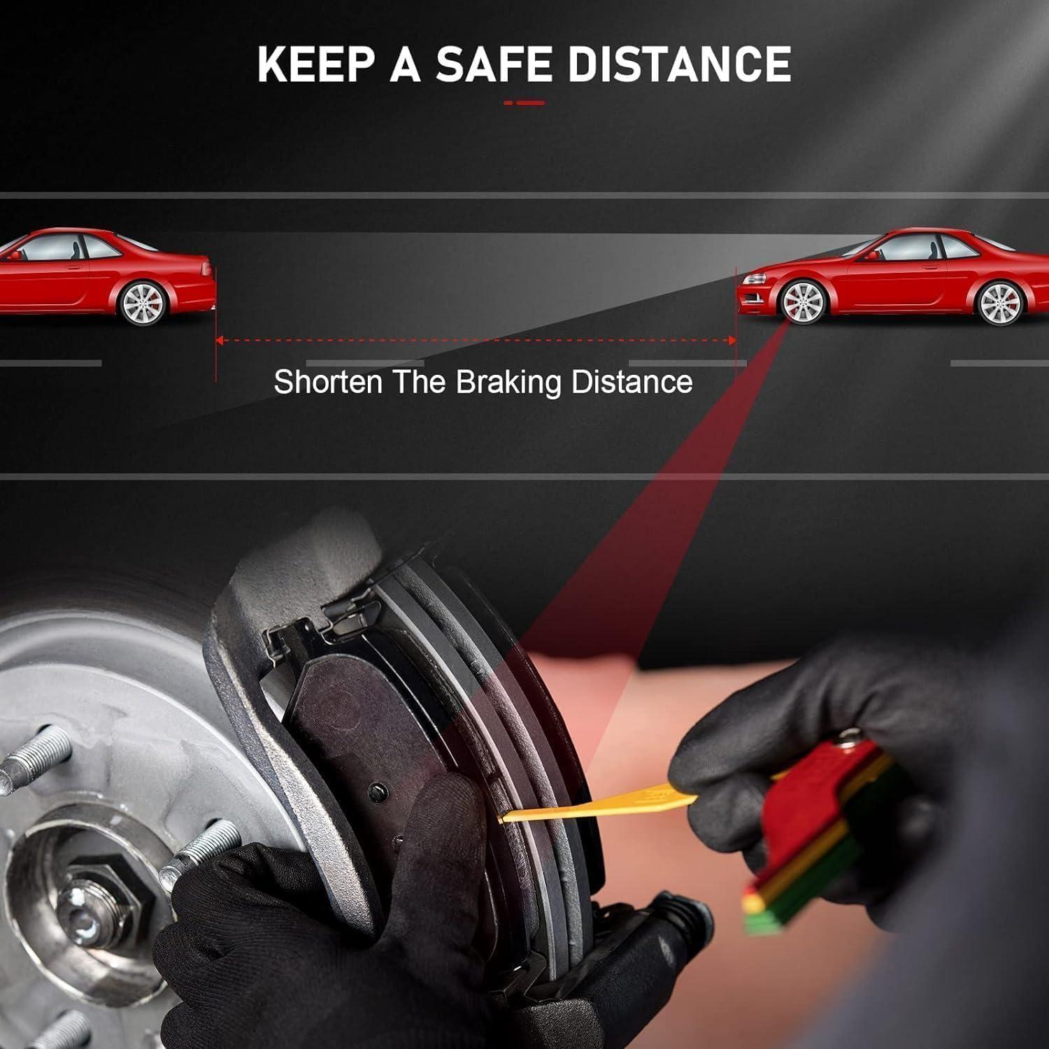 Kit de Pastillas de Freno Cerámicas CCIYU D1401 D1402 para Toyota Venza 2009-2016