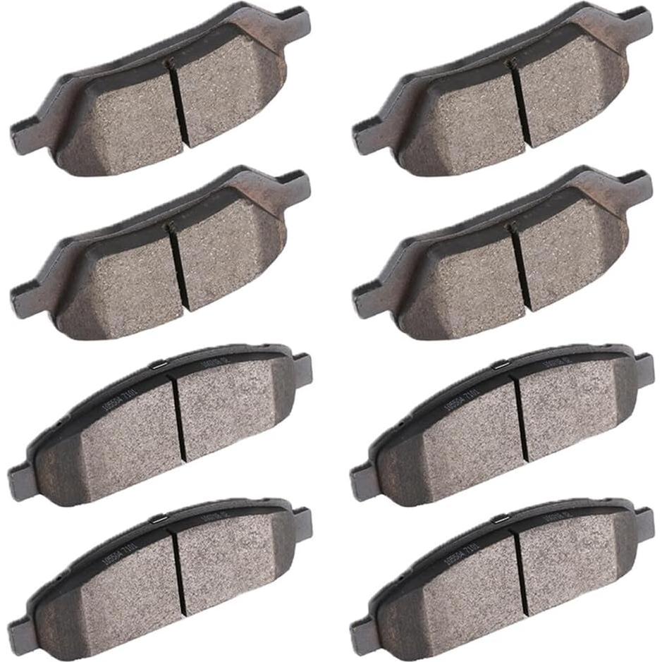 Kit de Pastillas de Freno Cerámicas CCIYU D1401 D1402 para Toyota Venza 2009-2016