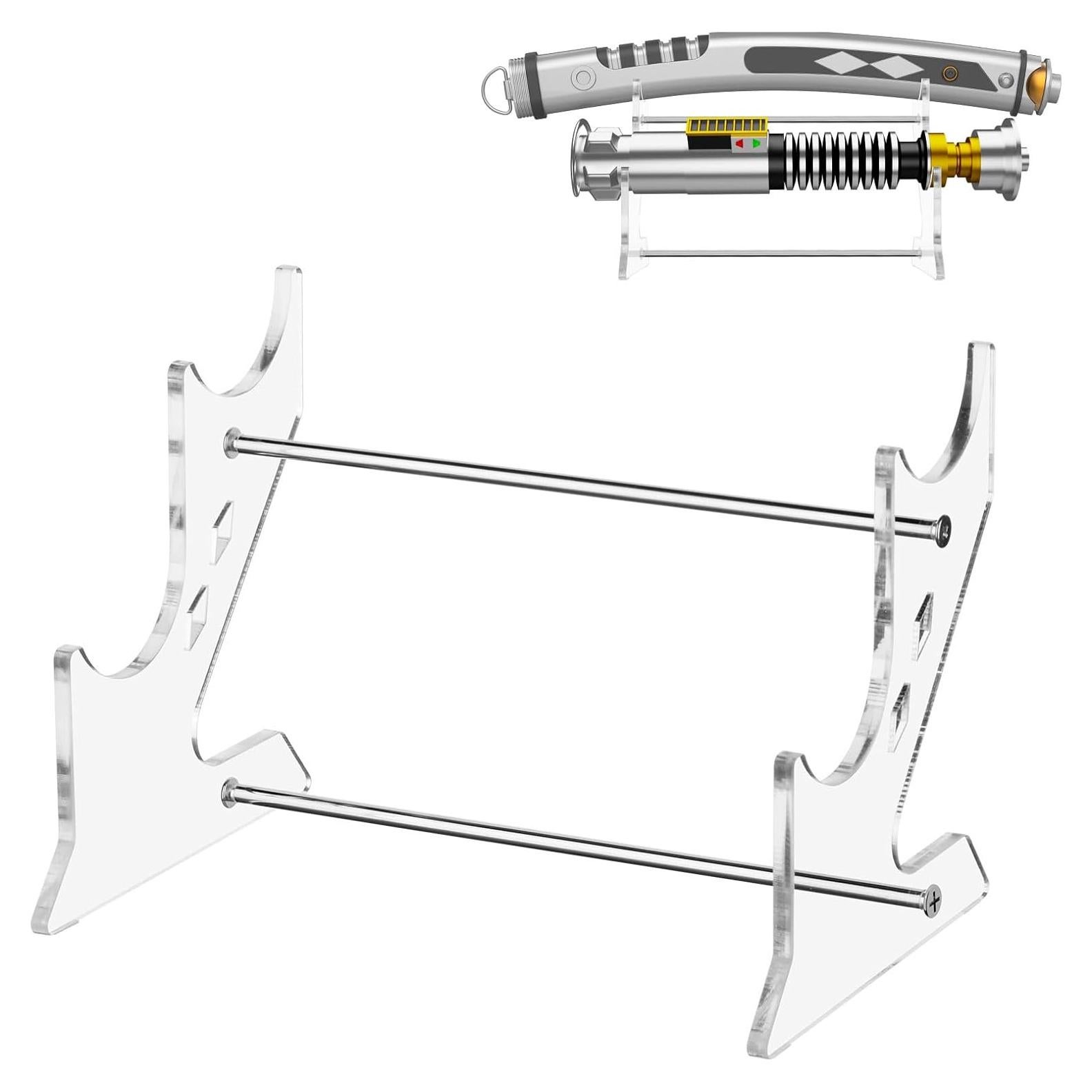 Soporte Acrílico para Sable de Luz Cosmos 2 Niveles 19 cm