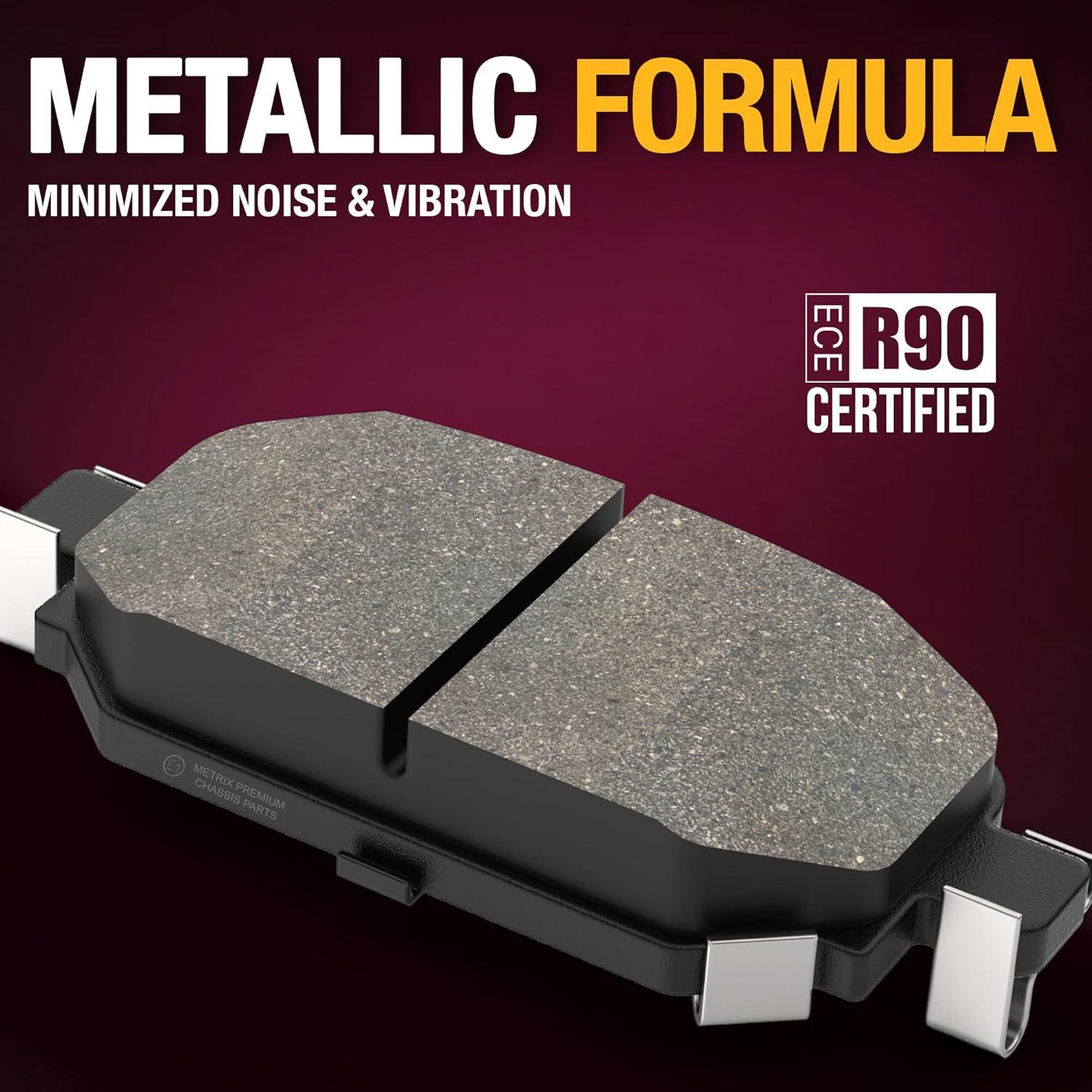 Pastillas de Freno Semimetálicas Metrix para Toyota Corolla