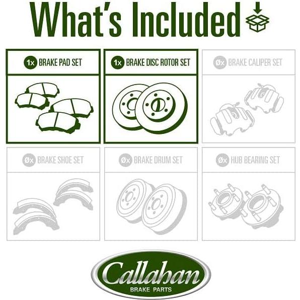 Discos y Pastillas de Freno Cerámicas Callahan para Toyota