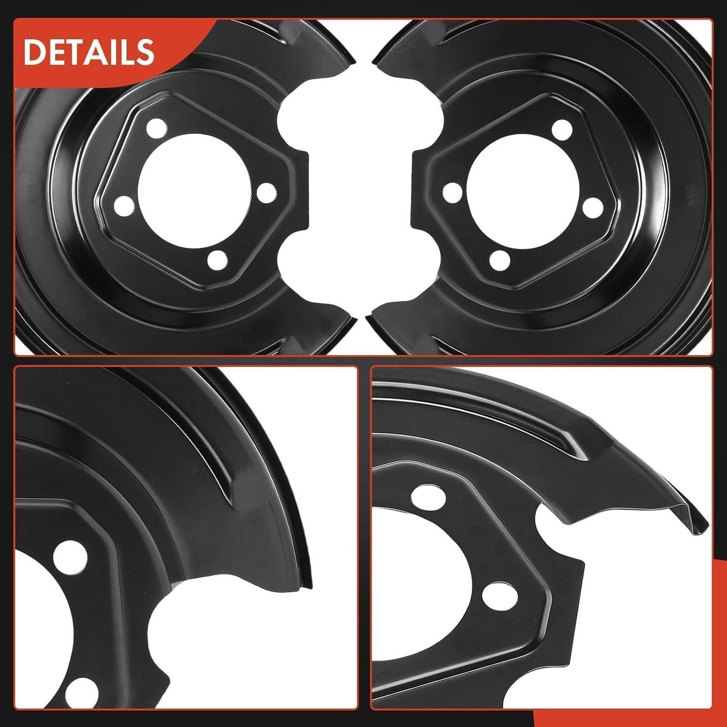 Escudo de Polvo de Freno A-Premium para Toyota Prius 2010-2015