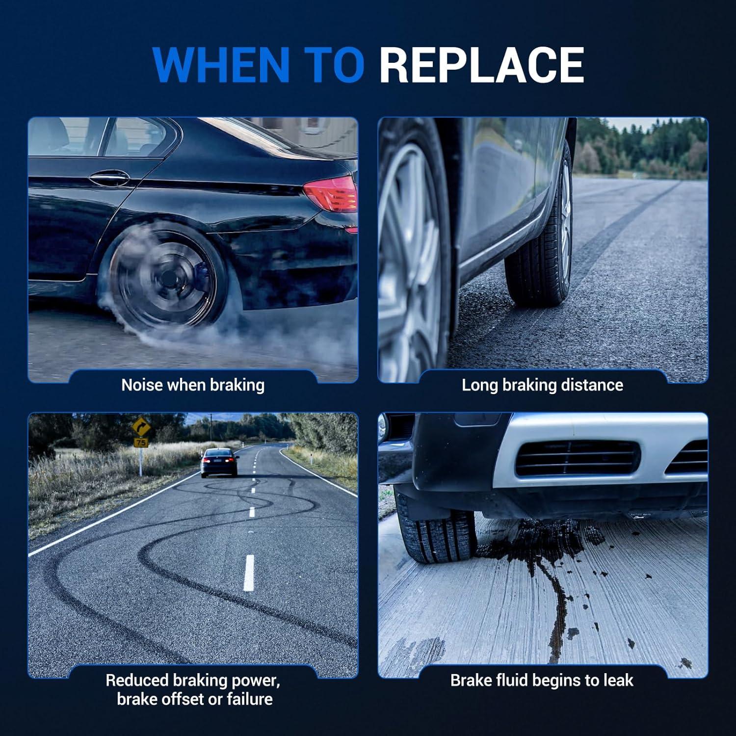 Caliper de Freno Autoround 19B3434 19B3435 para Toyota Corolla 2009-2019