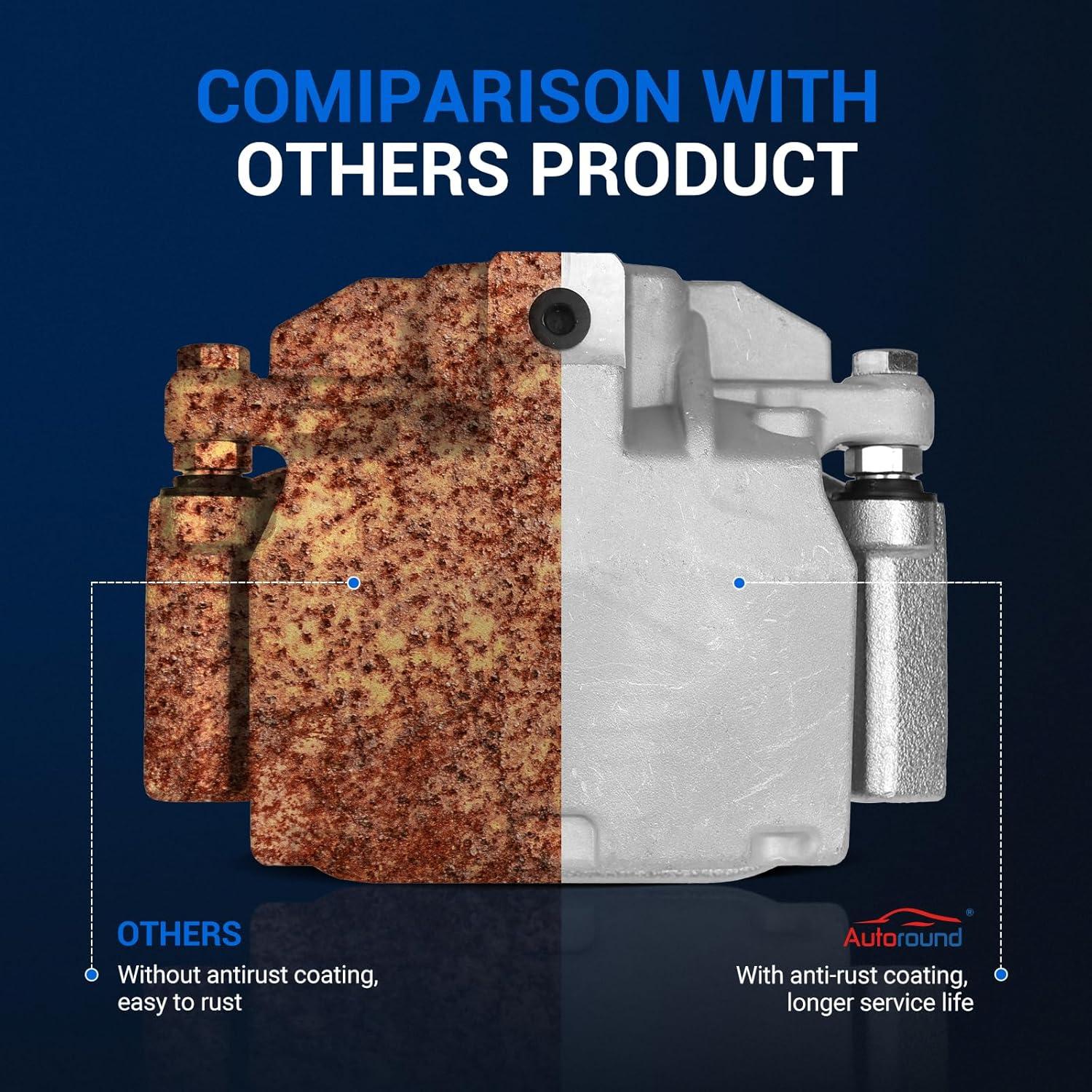 Caliper de Freno Autoround 19B3434 19B3435 para Toyota Corolla 2009-2019