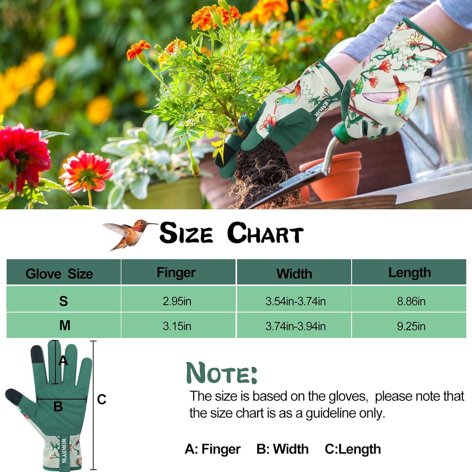 Guantes de Jardinería SLARMOR A-Colibrí para Mujeres