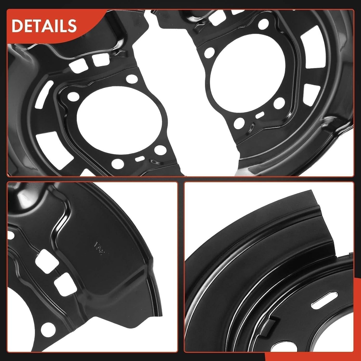 Escudo de Polvo de Freno A-Premium para Toyota y Scion - Juego de 2