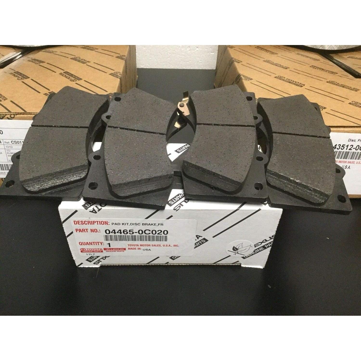 Juego de Pastillas y Discos de Freno Delanteros Toyota Tundra/Sequoia