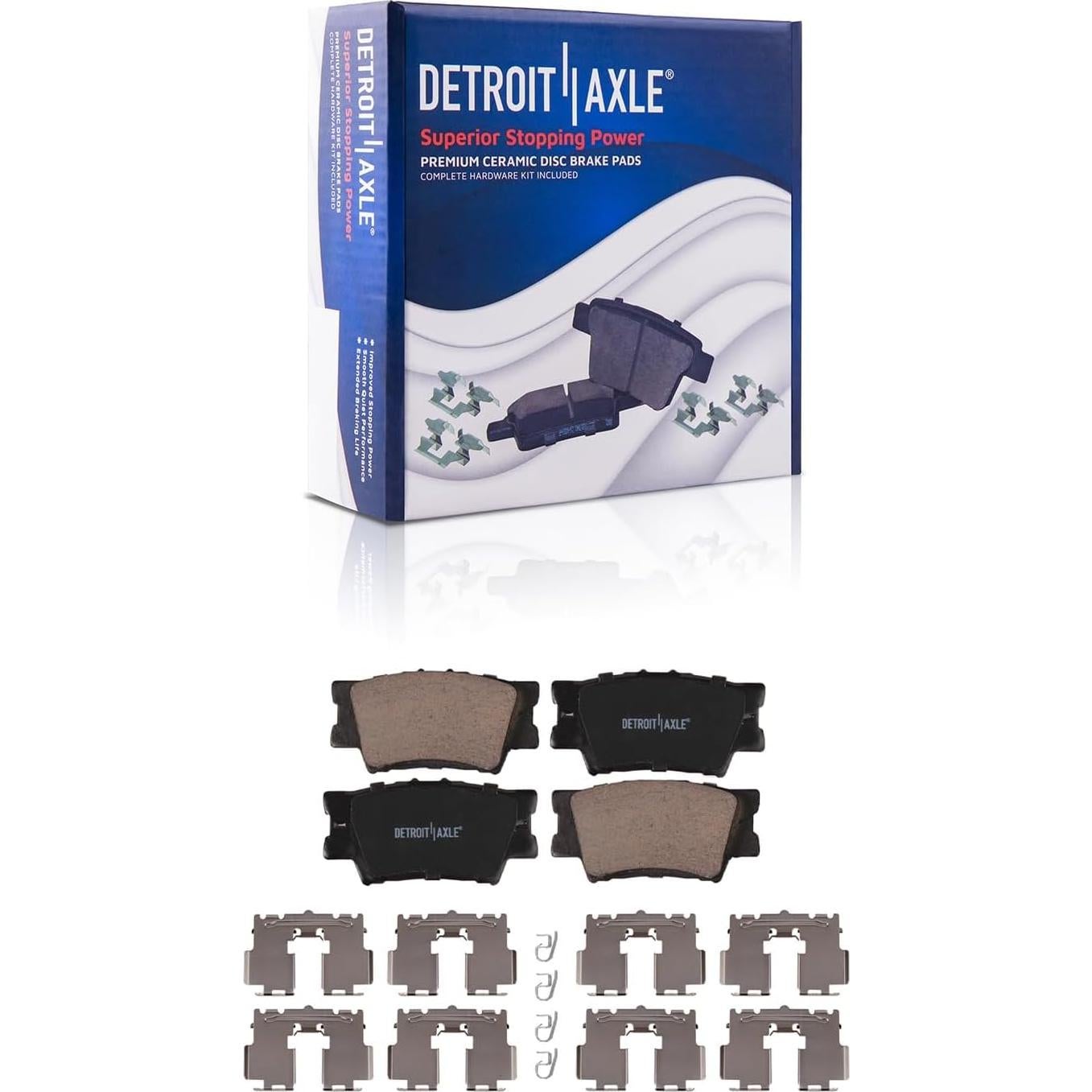 Kit de frenos traseros Detroit Axle para Toyota RAV4 2006-2018