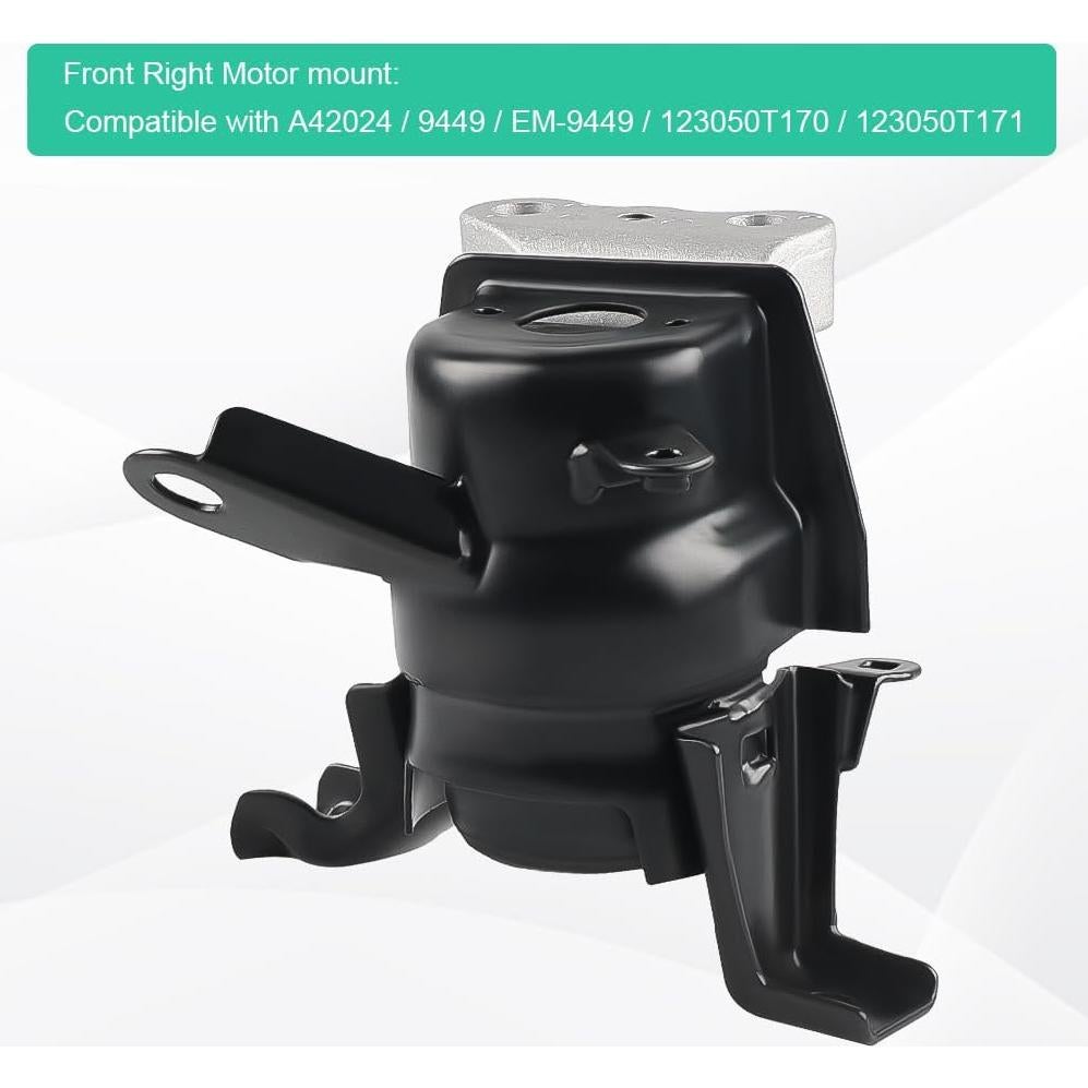 Kit de Soportes de Motor y Transmisión JDMON para Toyota Corolla 1.8L 2014-2019