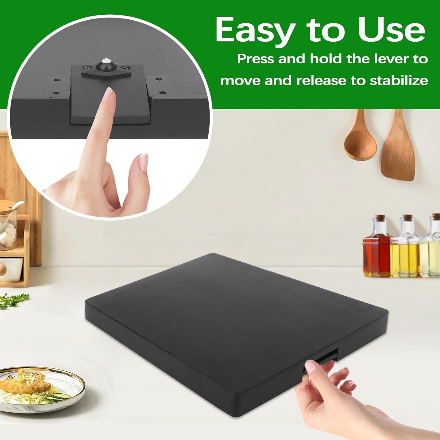 Bandeja Deslizante Multifuncional JAYOBGO 30.48x40.64cm Negra