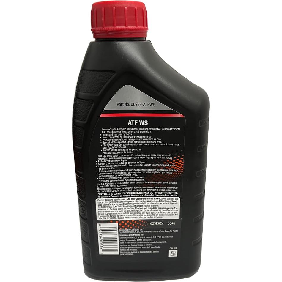 Aceite de Transmisión Automática Toyota ATFWS 7Qt