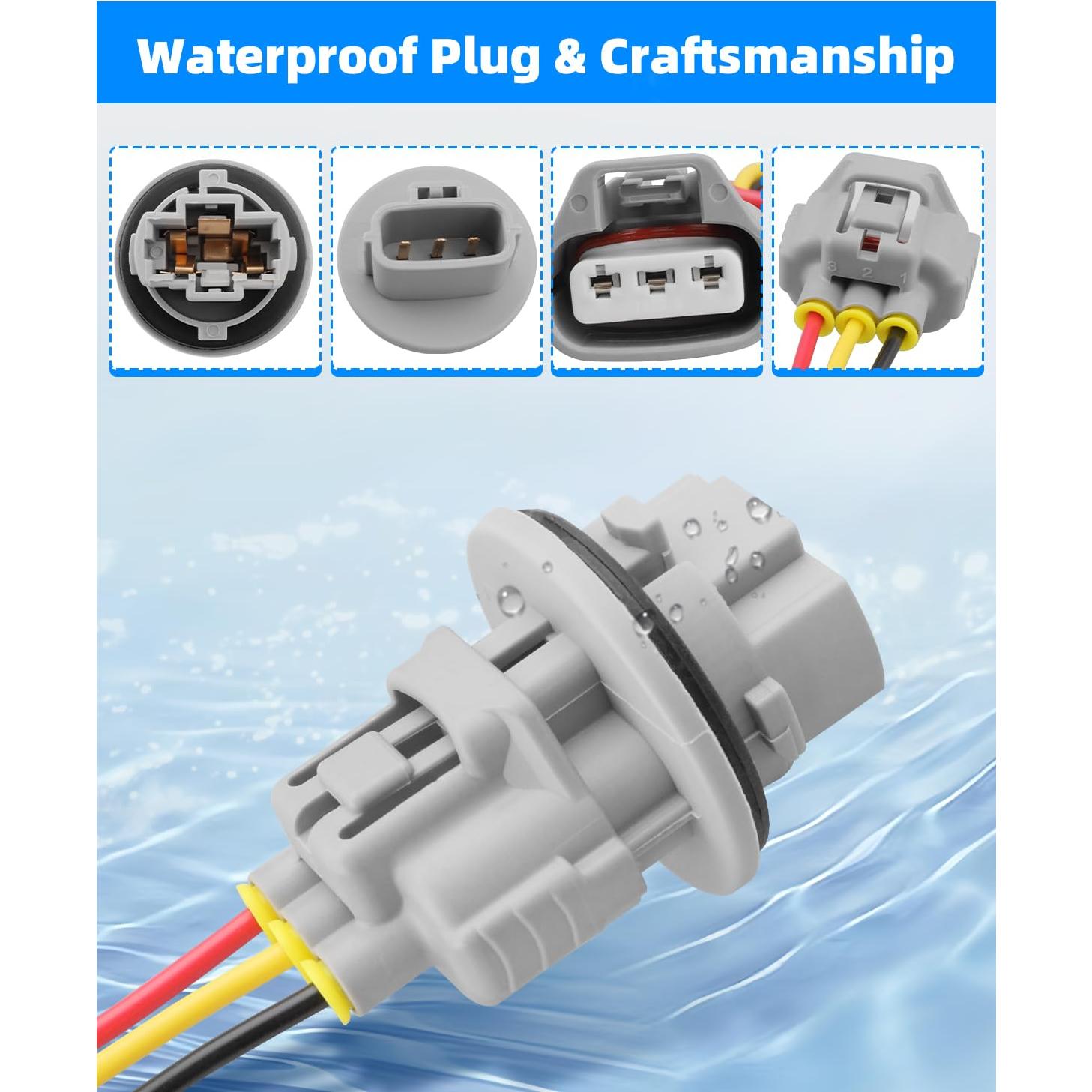 Conector y Arnés Luz Señal Giro Toyota 2006-2019 2 Pcs