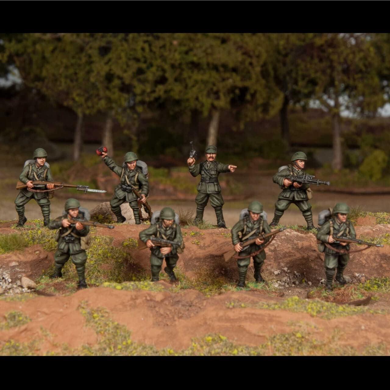 Wargames Atlantic Infantería Italiana WWII - 32 Figuras 28mm
