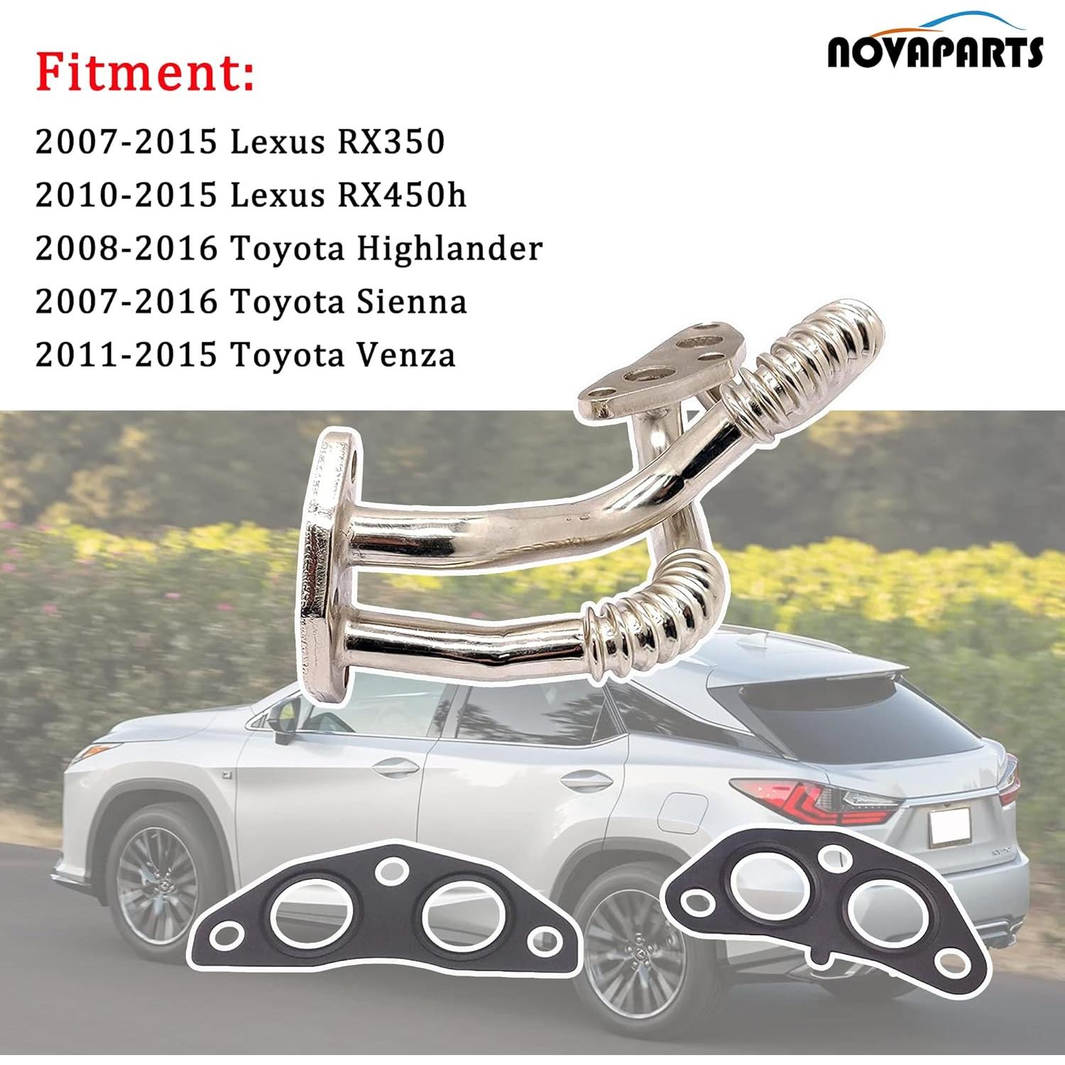 Manguera enfriador aceite NOVAPARTS con juntas 2007-2016