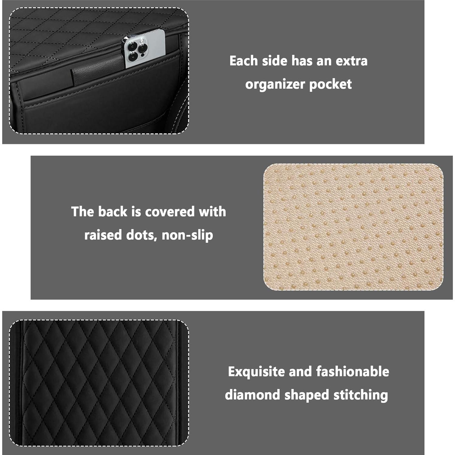 Cubierta de Consola Central Stacool para Coche Negro