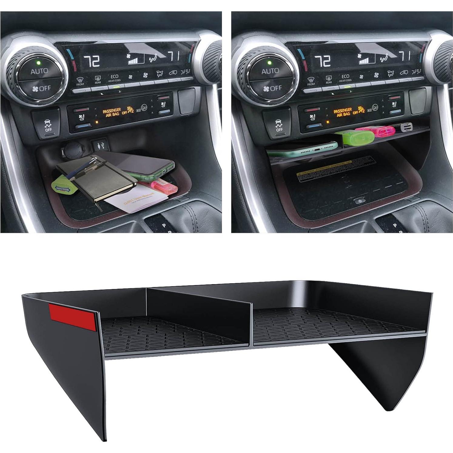 Organizador de Consola Central DIAMOOKY para Toyota RAV4 2019-2025