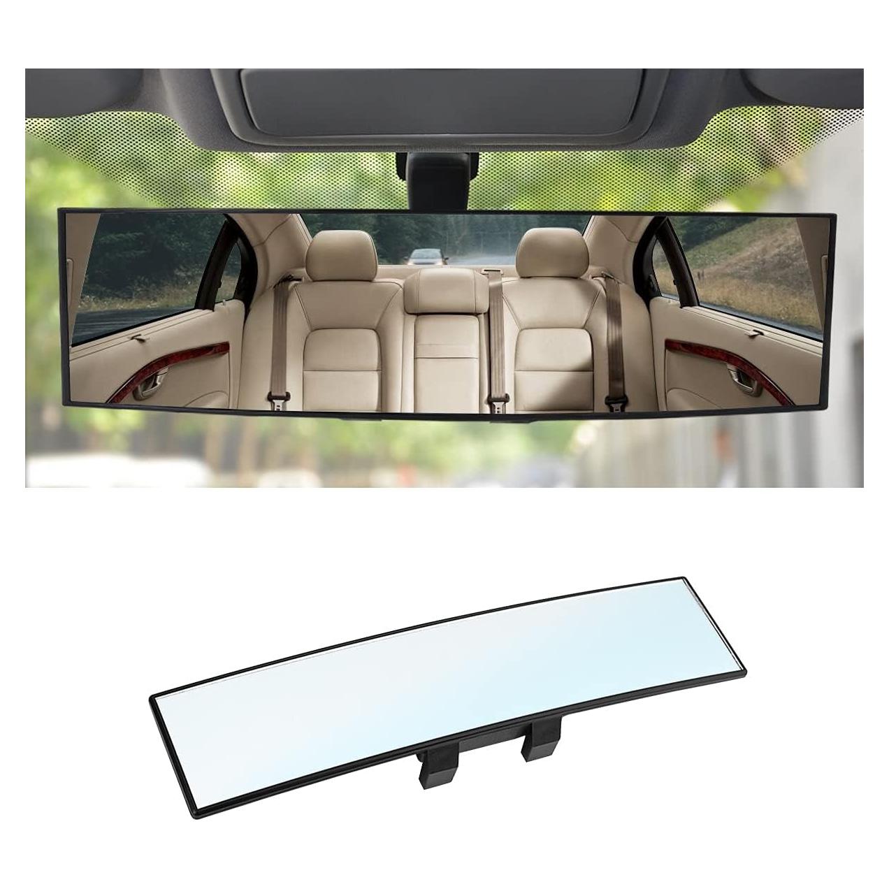 Espejo Retrovisor Panorámico 8sanlione 30,48 cm Blanco