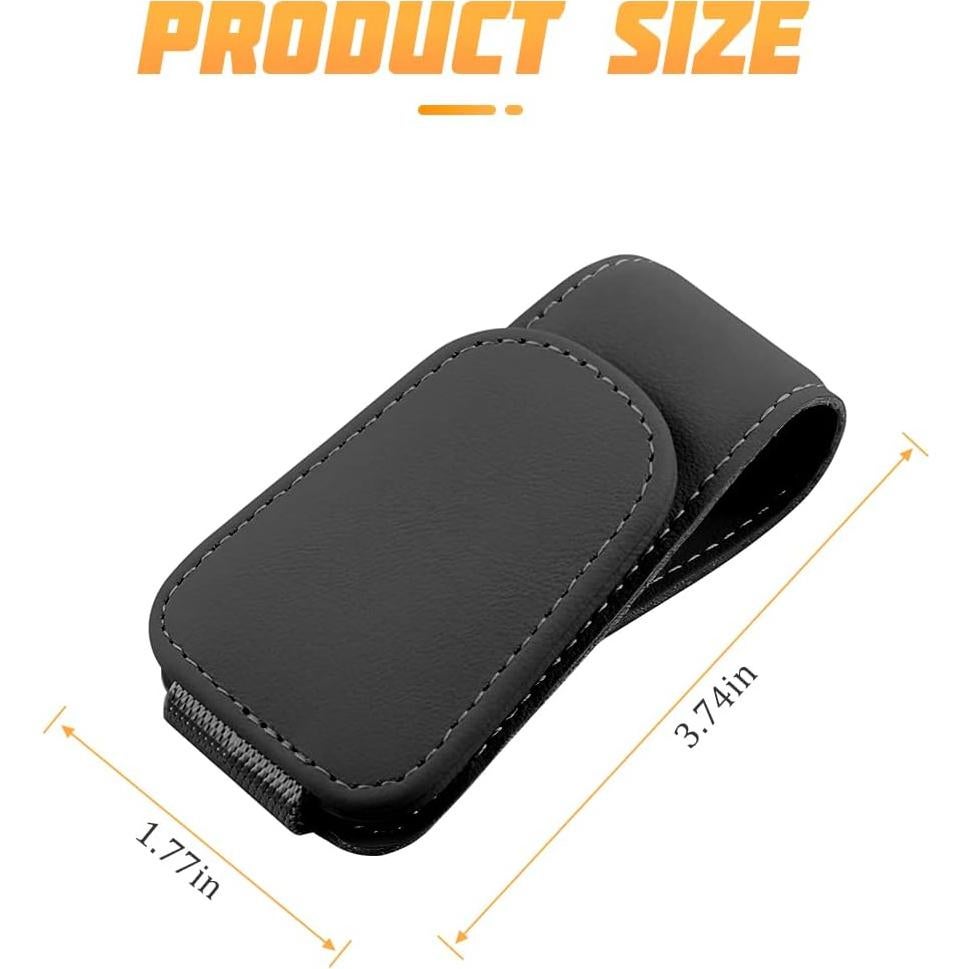 Soporte Magnético para Gafas AICEL Negro de Cuero