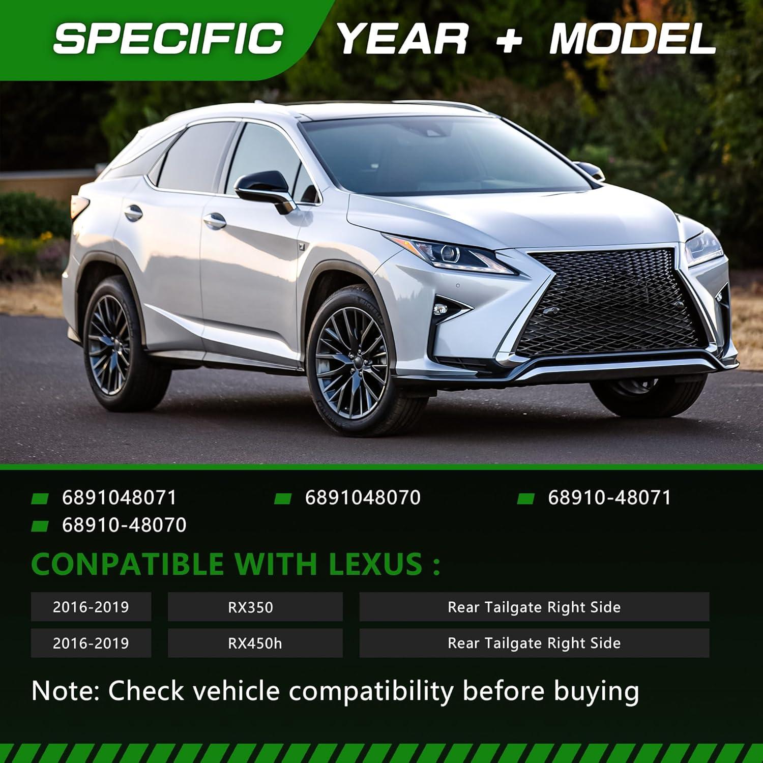 Amortiguador TCFWED Lado Derecho Maletero Lexus RX350/RX450h