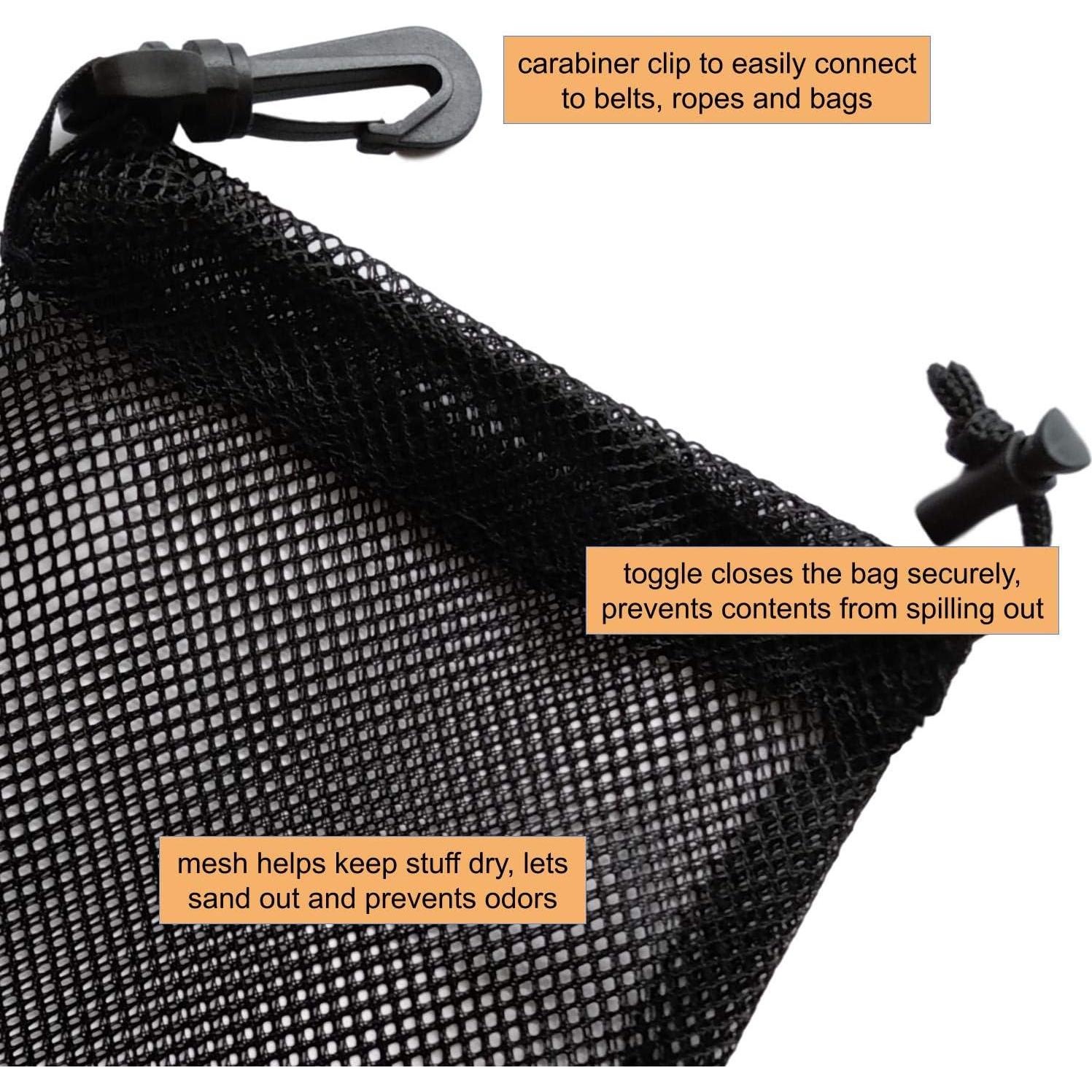 Bolsa de Malla con Cierre y Clip PALTERWEAR - Set de 4