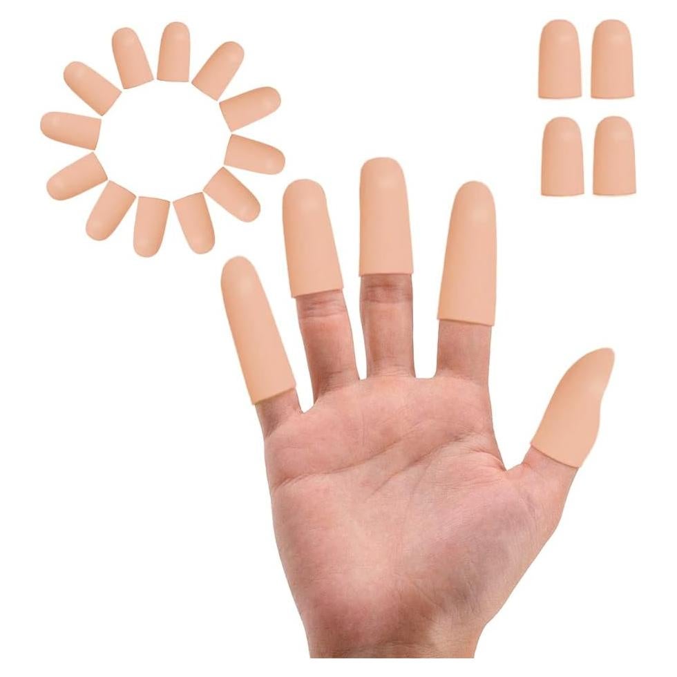 16 Protectores de Dedos de Gel Silicona Zxfuture - Alivio para Callos y Ampollas