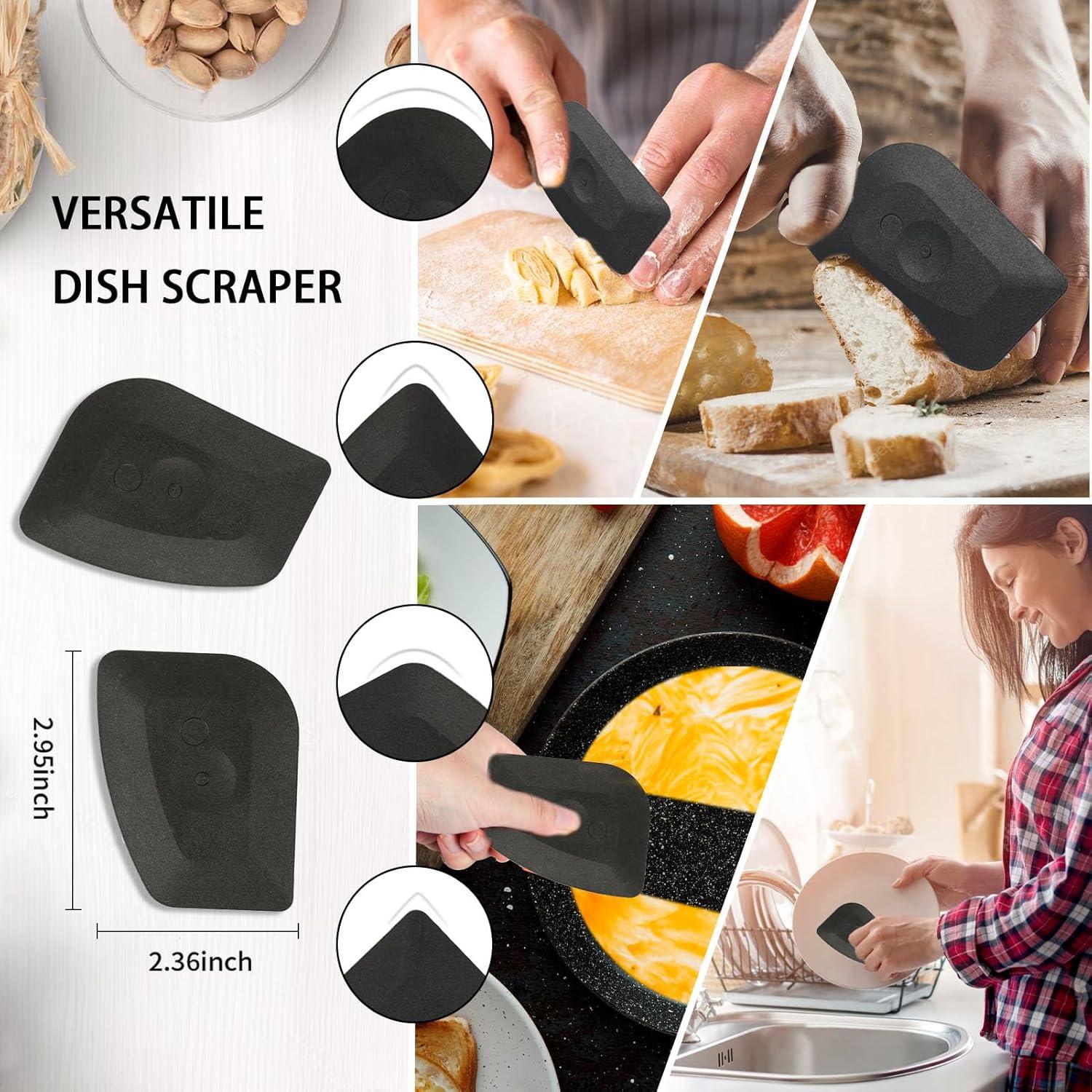 Estropajo de Hierro Fundido VinYankee con Raspador - Negro