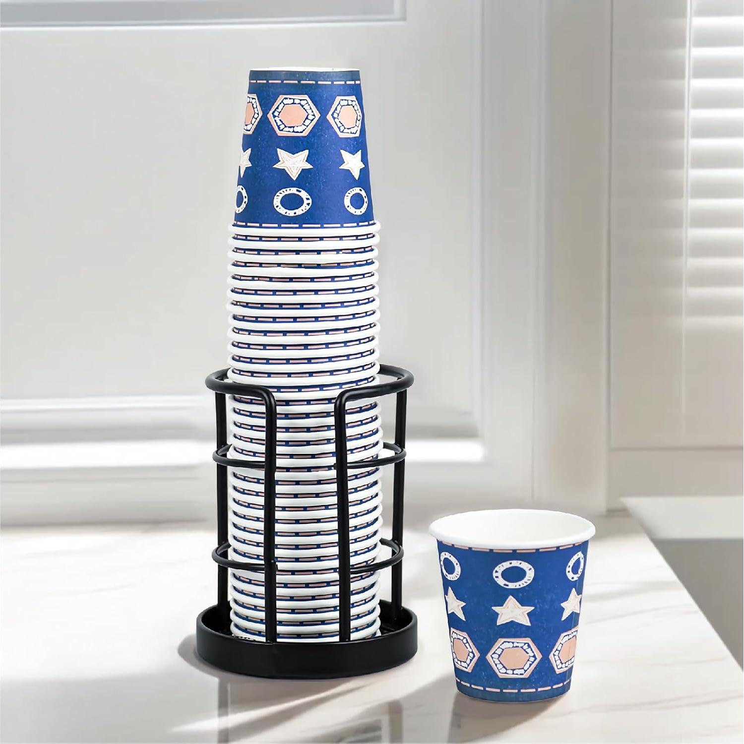 Dispensador de Tazas de Papel HillSpring Negro 3oz y 4oz