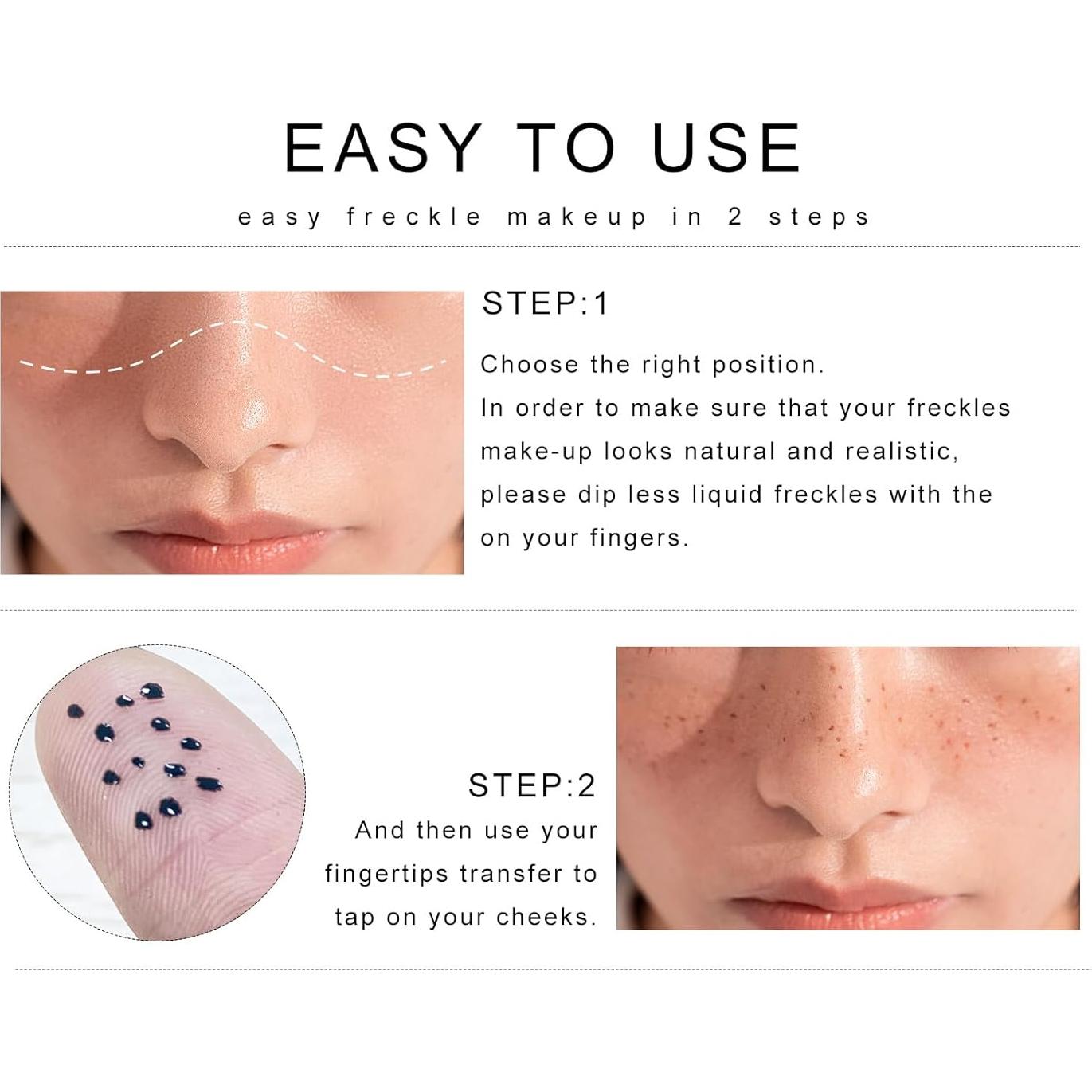 Bolígrafo de Pecas Líquido FREEORR 2 Colores Natural 5ml