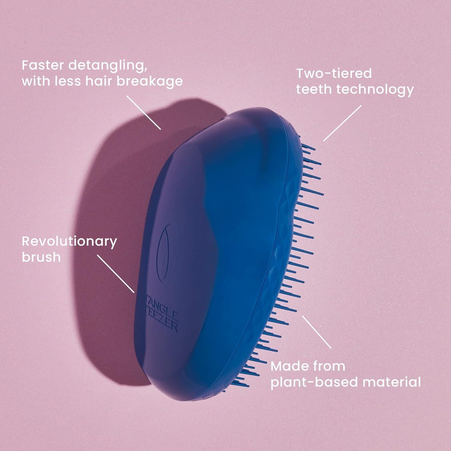 Cepillo Desenredante Tangle Teezer Original Azul Profundo - Ecológico