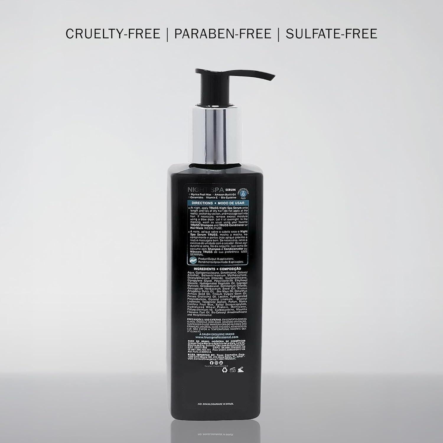 Suero Nocturno TRUSS Night Spa 239 ml - Hidratación y Brillo