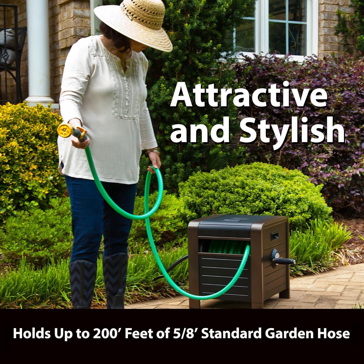 Carrete de Manguera Liberty Garden Elite con Manguera Flexzilla 15.24 m