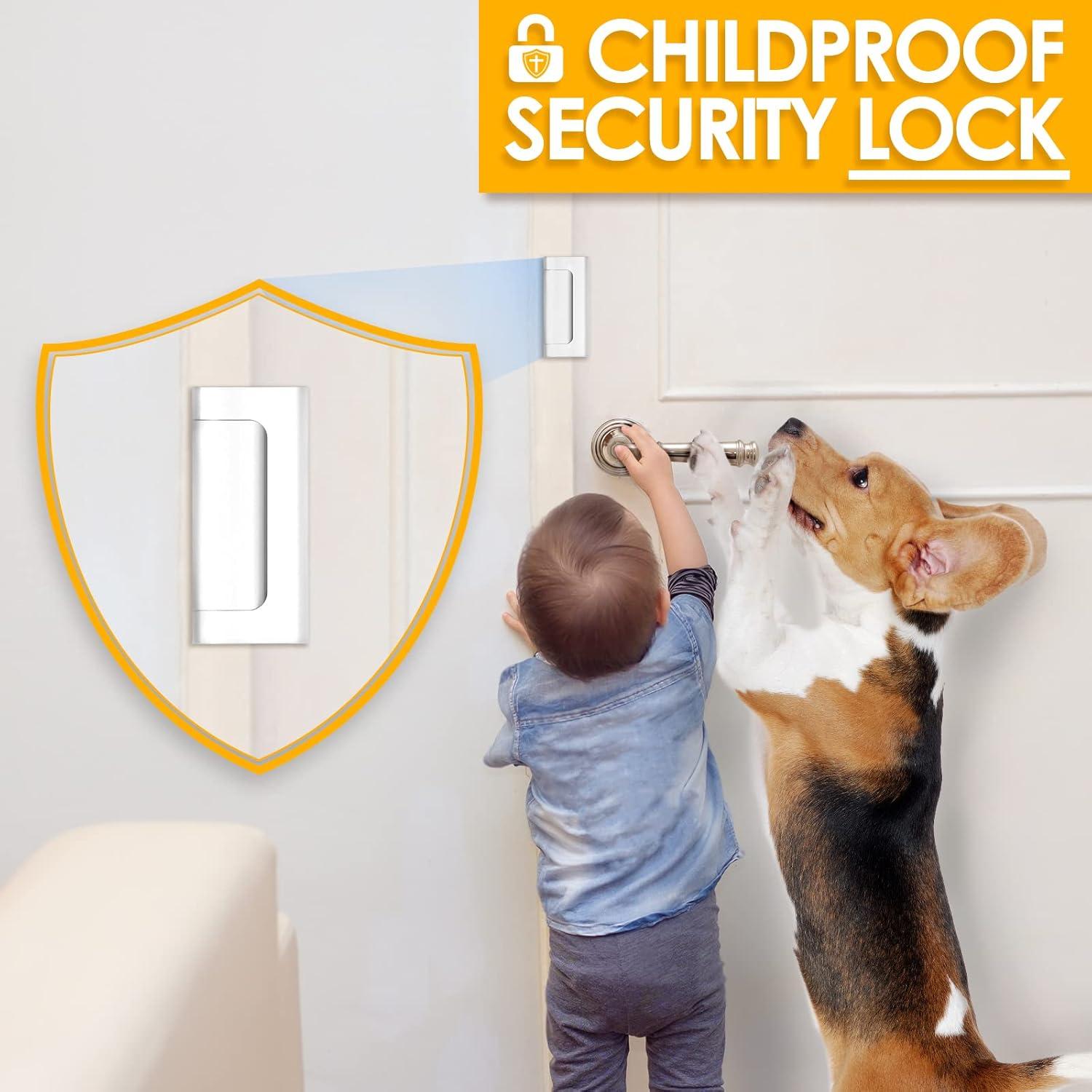 Cerradura de refuerzo de seguridad EverPlus para puertas - A prueba de niños