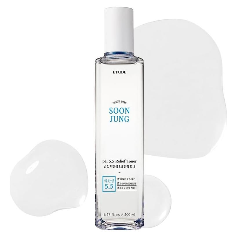 Tónico Hidratante ETUDE Soonjung pH5.5 200ml para Piel Sensible