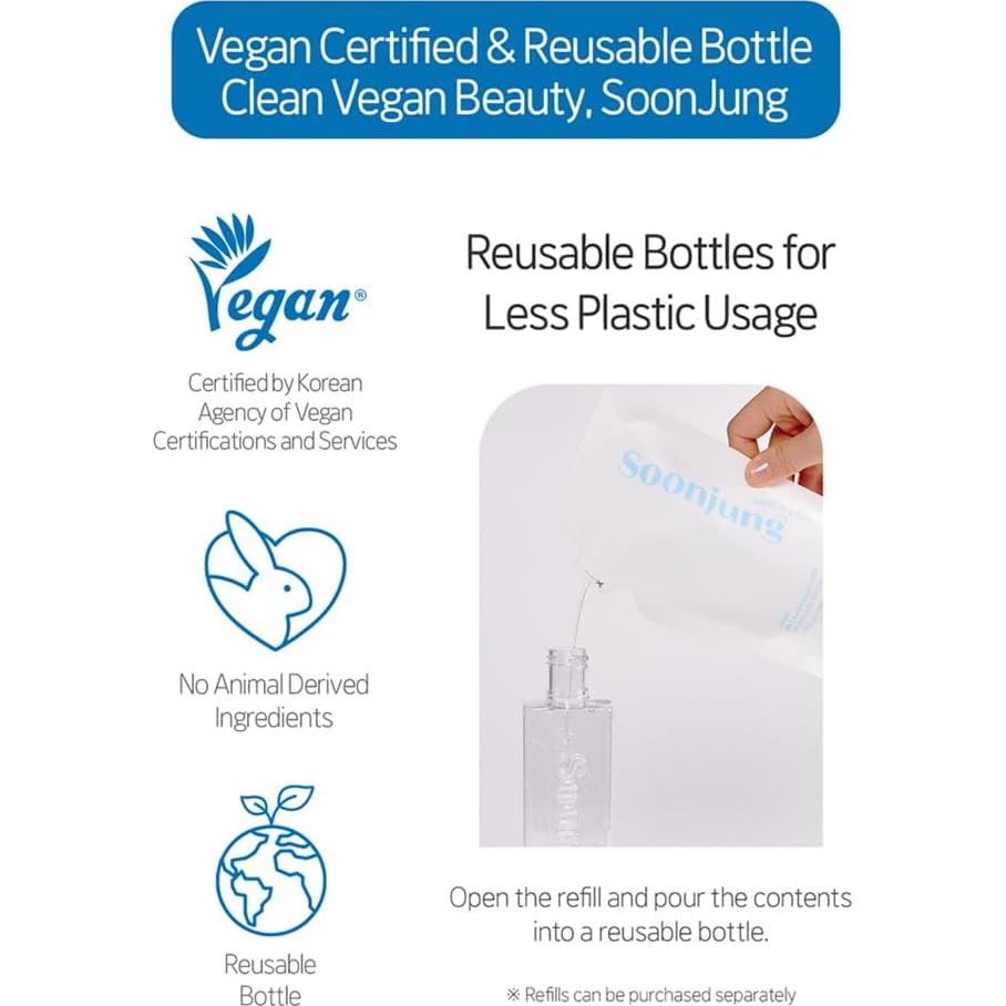 Tónico Hidratante ETUDE Soonjung pH5.5 200ml para Piel Sensible